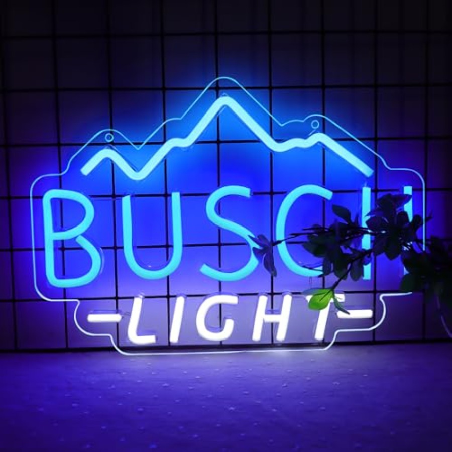 Beer & Wine Downtown - Beer Neon Signs for Wall Decor