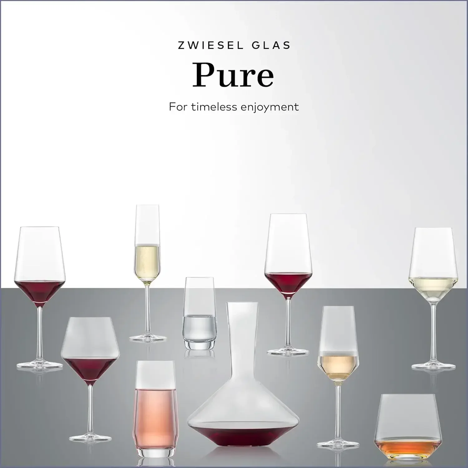 Pure Martini Glass (Set of 6), - đánh giá và giá Wine Glass Set Crystal