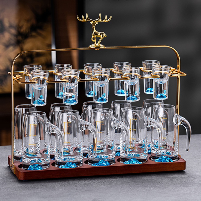 High-End Chinese Style Crystal - đánh giá và giá Wine Glass Set Crystal