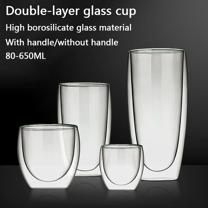 Transparent Glass Coffee Cup M - đánh giá và giá Wine Vodka Beer