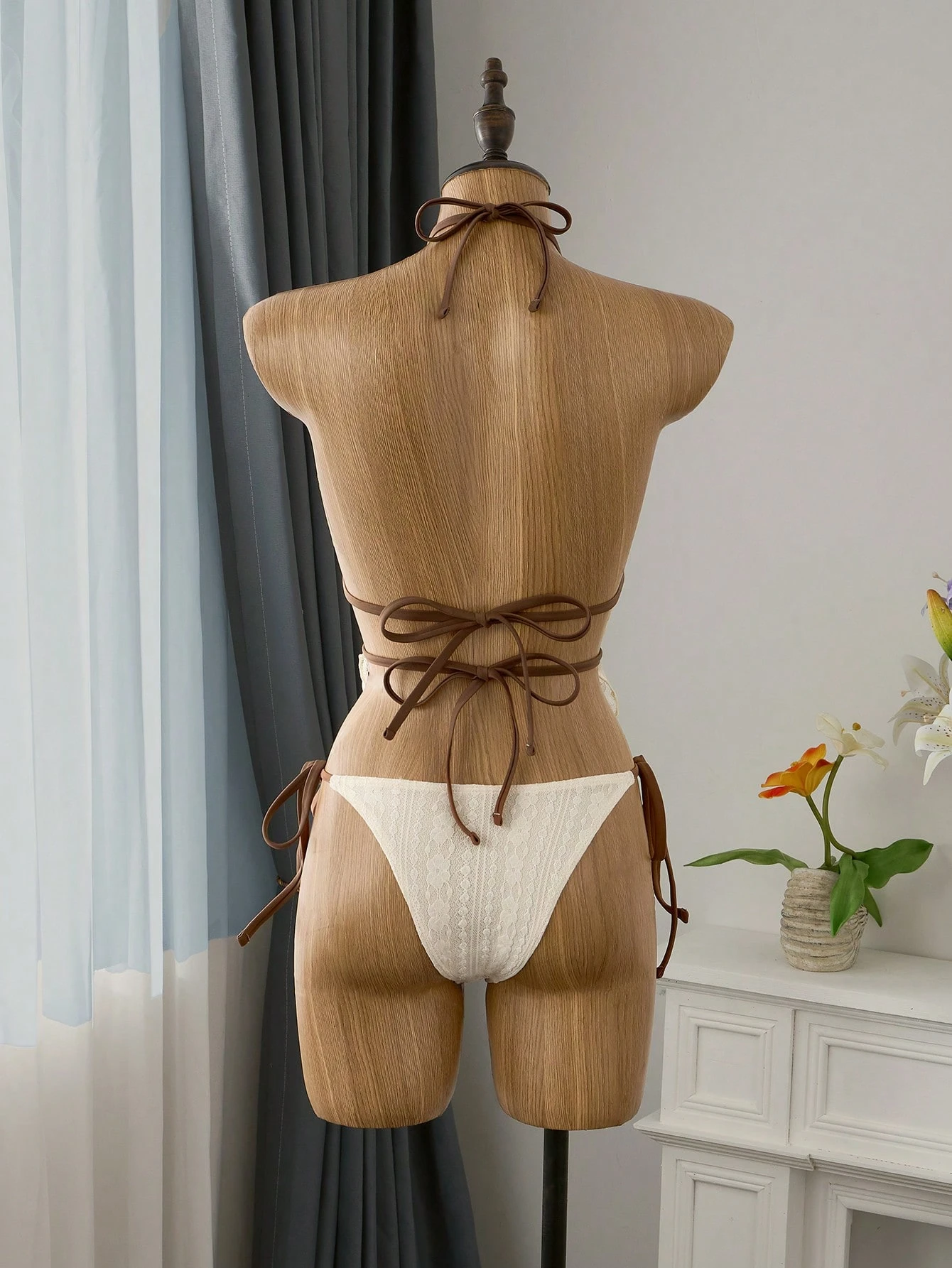 Cream Lace Halter Neck Tankini - đánh giá và giá Cocktail Shaker Set