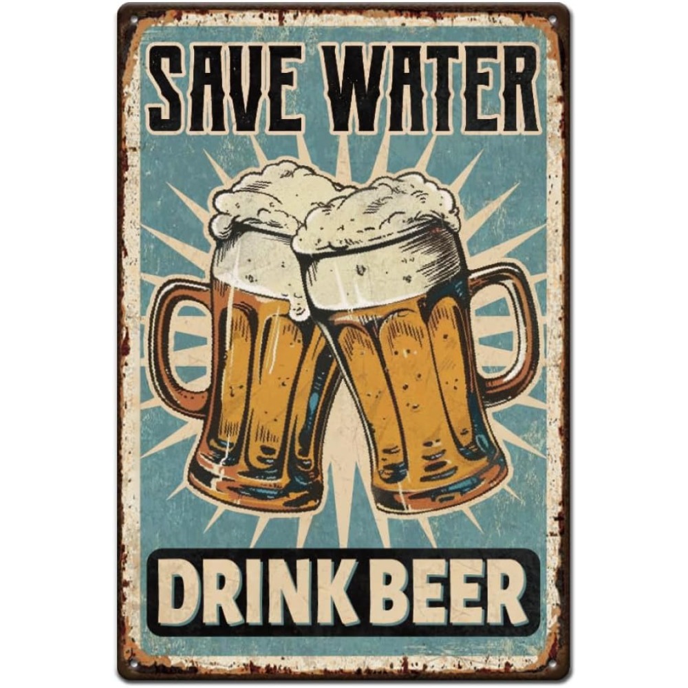 1 pc Beer Metal Sign Bar Tin S - đánh giá và giá Wine Beer And Liquor