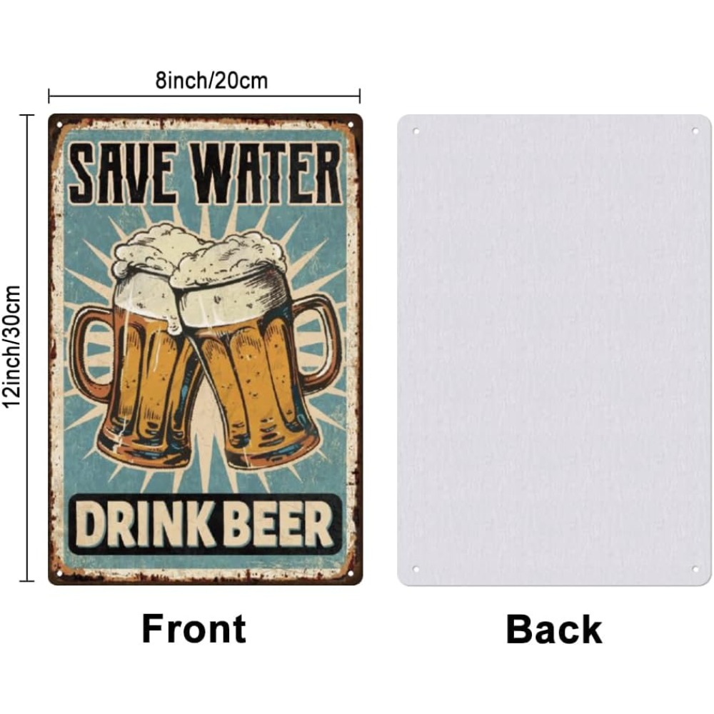 1 pc Beer Metal Sign Bar Tin S - đánh giá và giá Wine Beer And Liquor