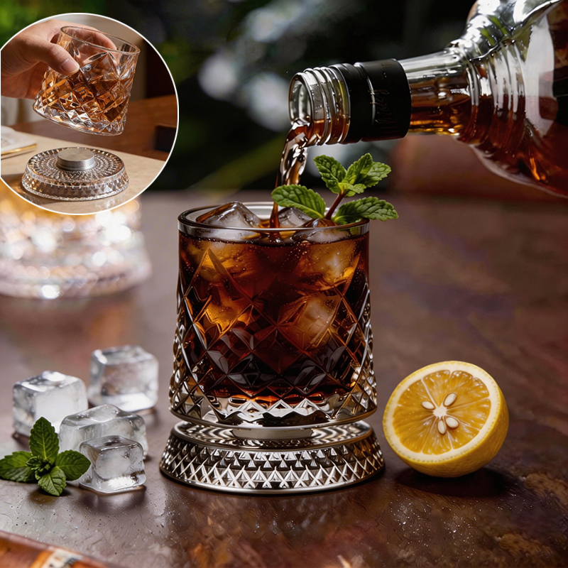 280ml Rotate Whiskey Glasses w - đánh giá và giá Wine Beer And Liquor