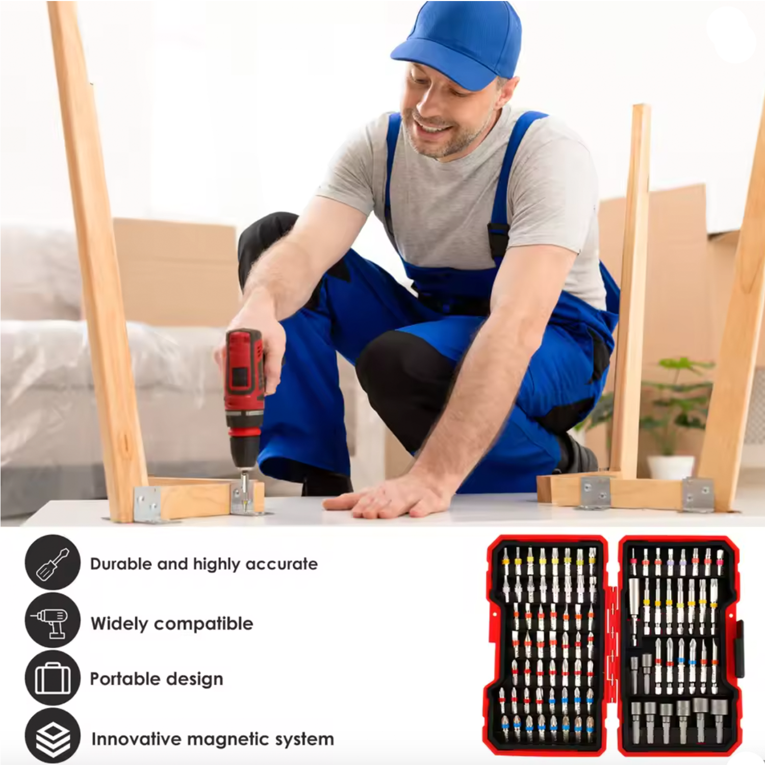 83Pcs Screwdriver Bit Set Impa - đánh giá và giá Cocktail Shaker Set