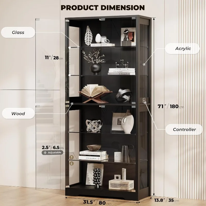 BROTTAR Display Cabinet with G - đánh giá và giá Cocktail Shaker Set