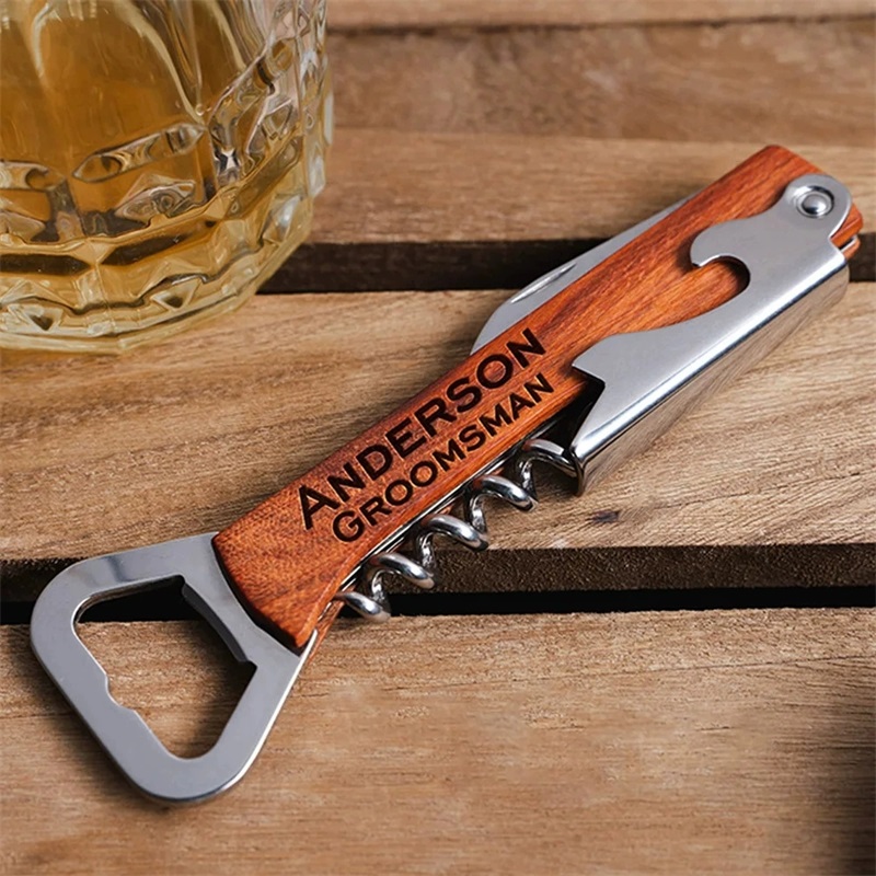 Custom Engraved Name Text Wood - đánh giá và giá Wine With Beer Name