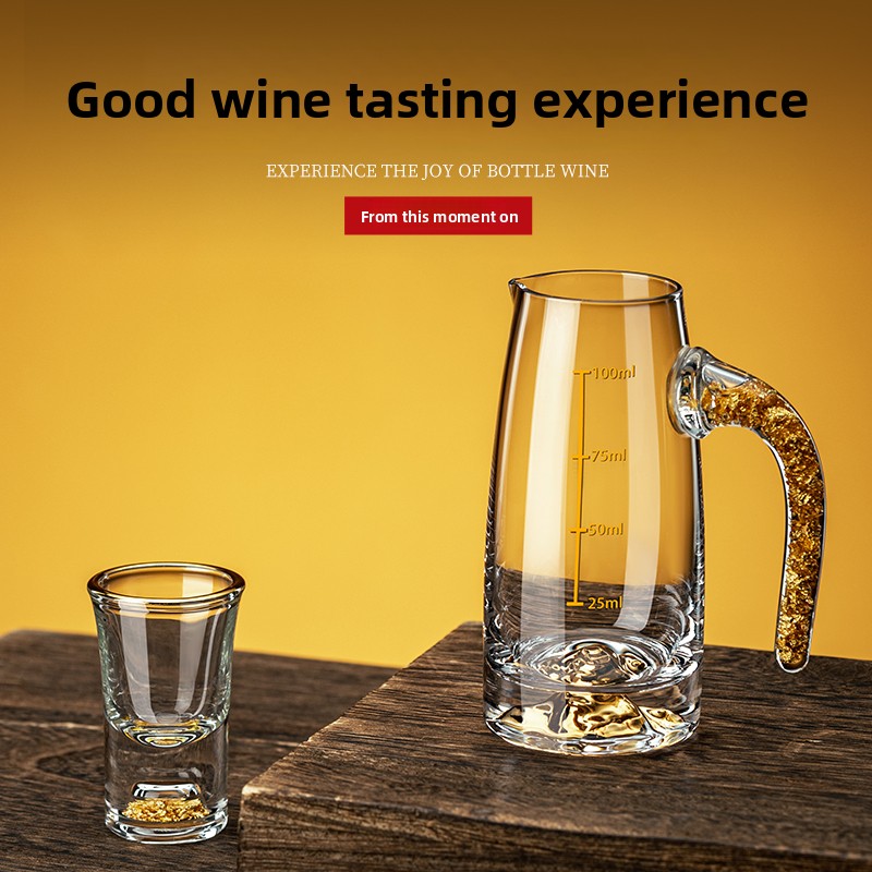 Crystal Glass Gold Foil Mounta - đánh giá và giá Wine Glass Set Crystal
