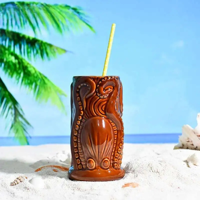 TIKI Bar Cocktail Cup Hawaii T - đánh giá và giá Wine Beer Indian