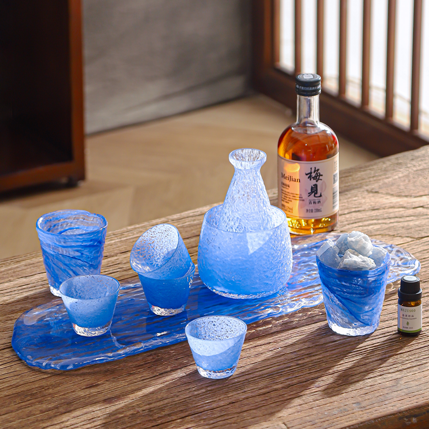 High-End Japanese Style Clear  - đánh giá và giá Wine Glass Set Crystal