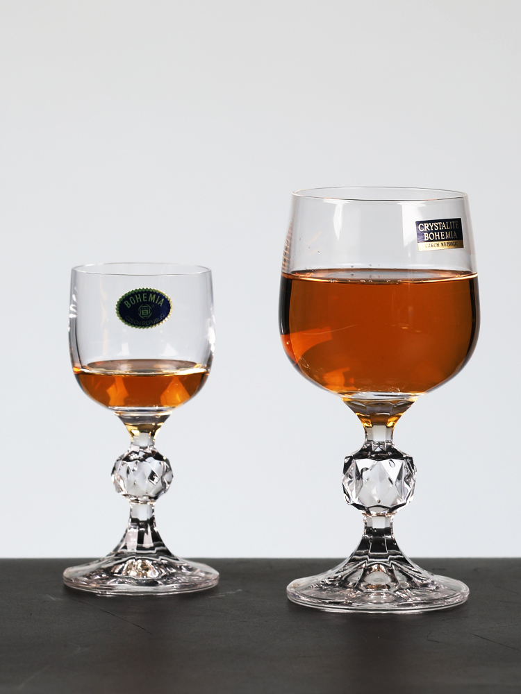 Sterna Liqueur Czech Crystal G - đánh giá và giá Wine Glass Set Crystal