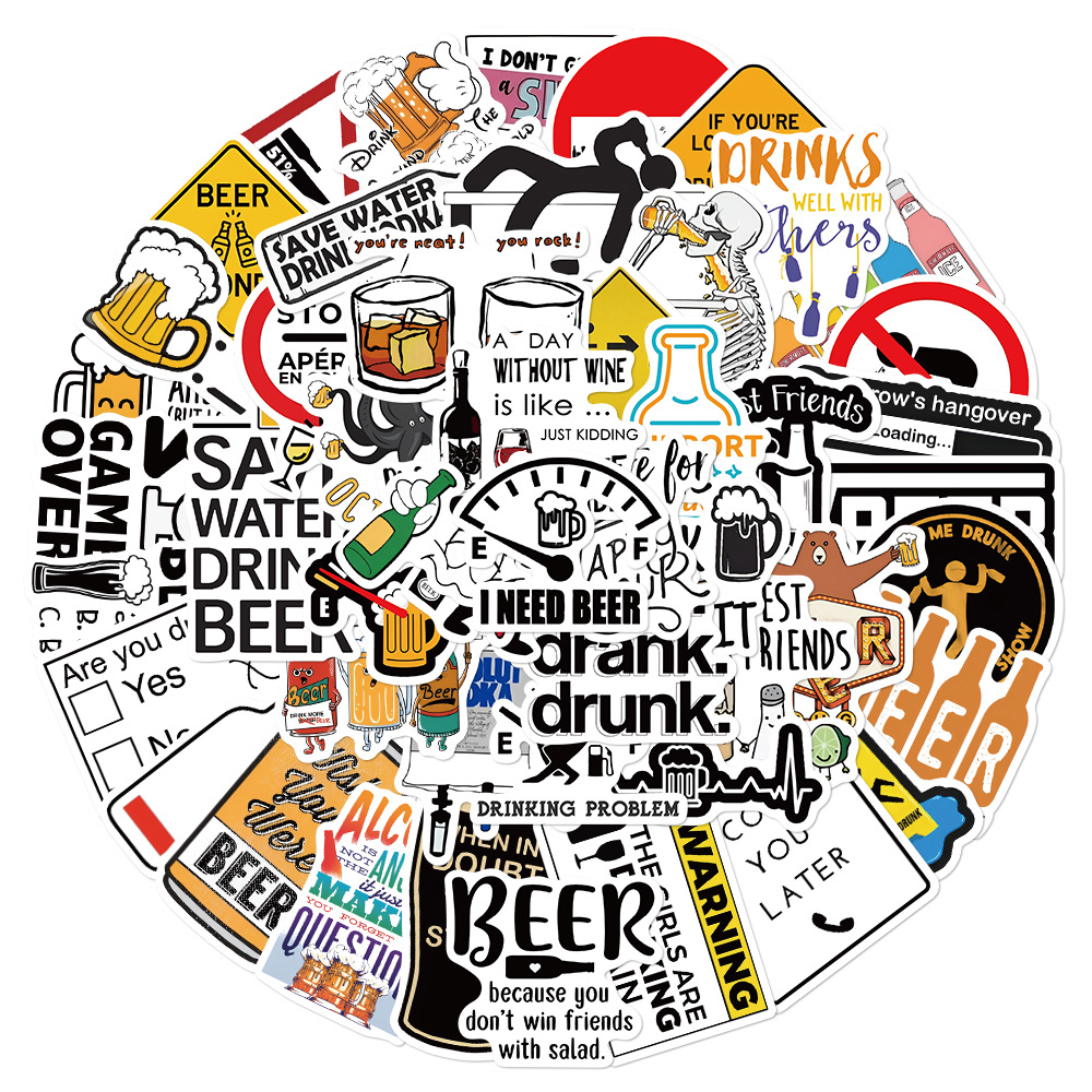 10/30/52PCS Funny Alcoholism V - đánh giá và giá Wine Vodka Beer